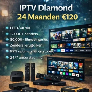 Diamond IPTV 2 Jaar Abonnement