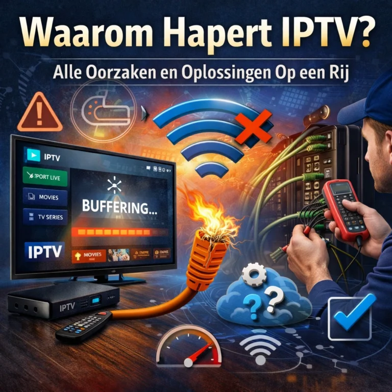 Waarom Hapert IPTV? Alle Oorzaken en Oplossingen Op een Rij