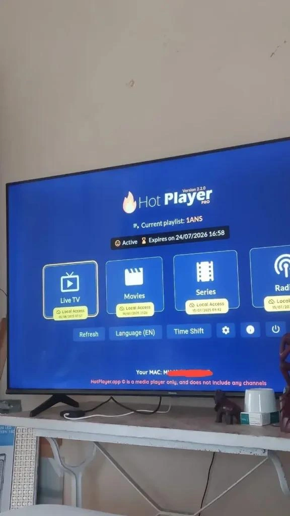 LG Content Store met "Hot Player" in zoekresultaten