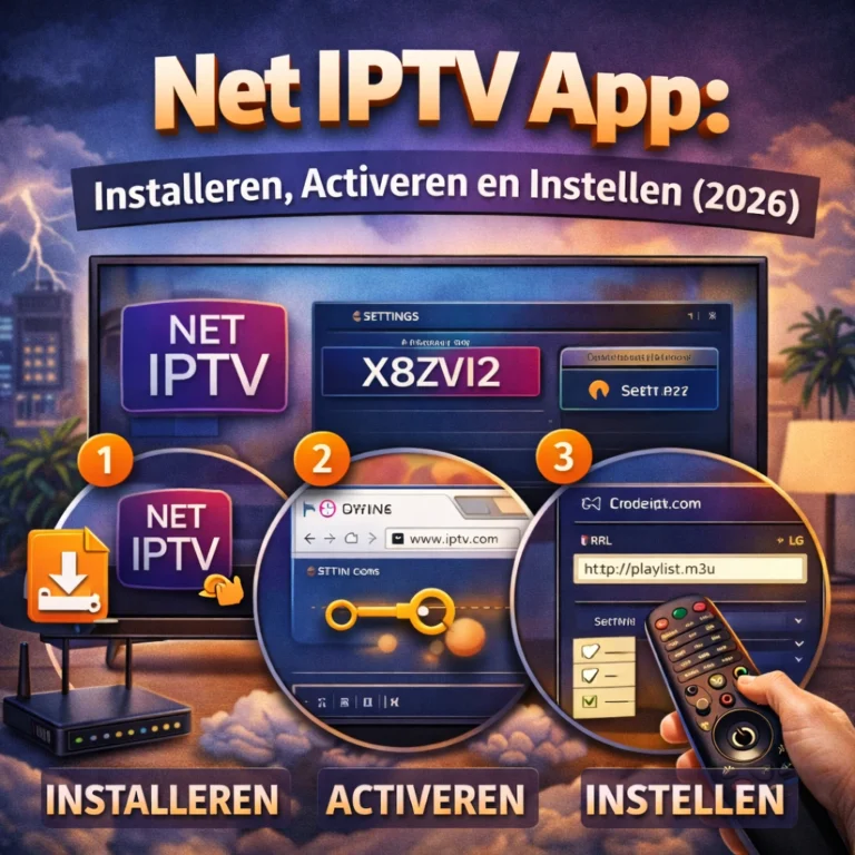 Net IPTV App: Activeren en Instellen (2026)